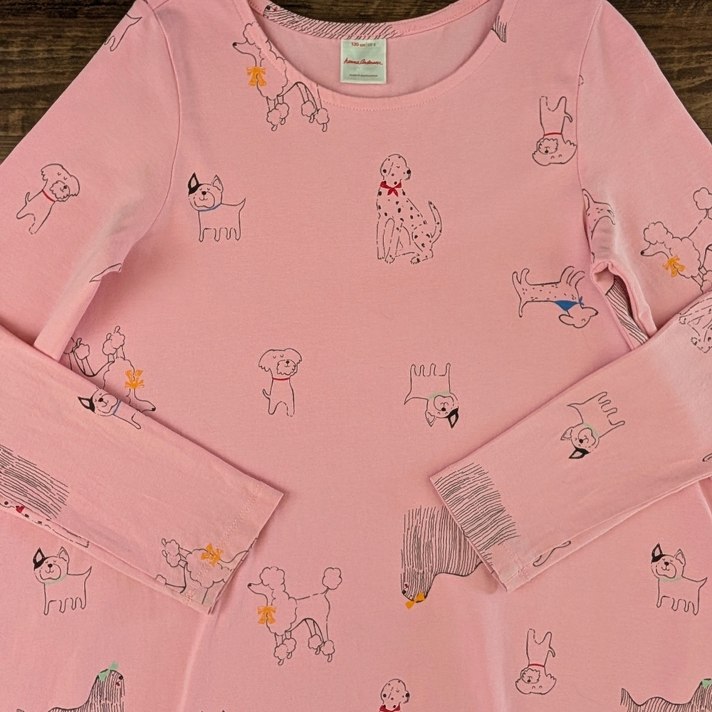 Hanna Andersson Pink Puppy Dog Dress